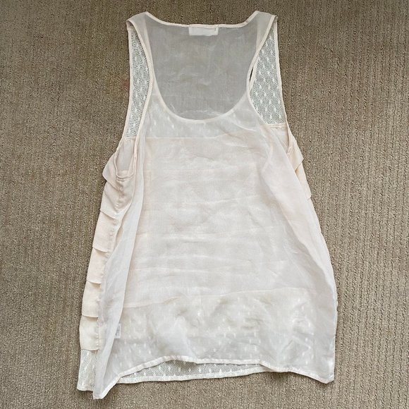 Chiffon Nude Tank - Picture 3 of 3